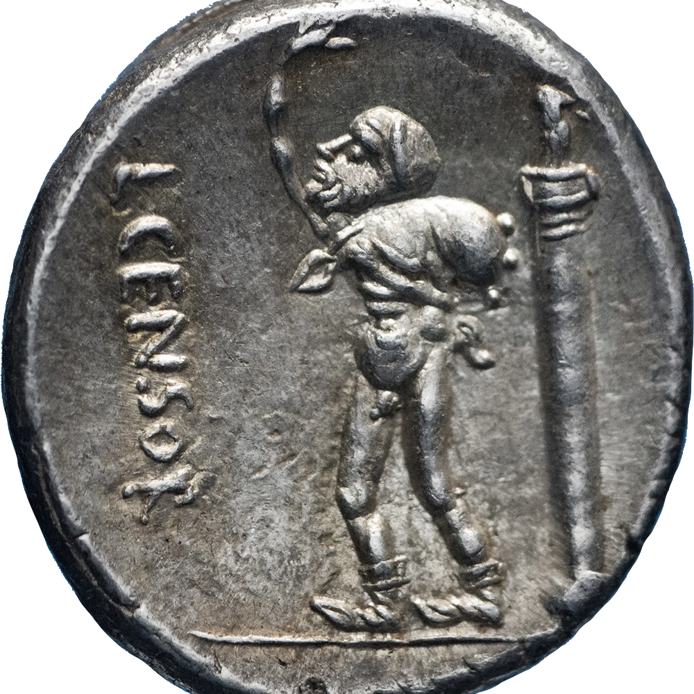 Roman Republic Lucius Marcius Censorinus Denarius c. 82 BC, Rome